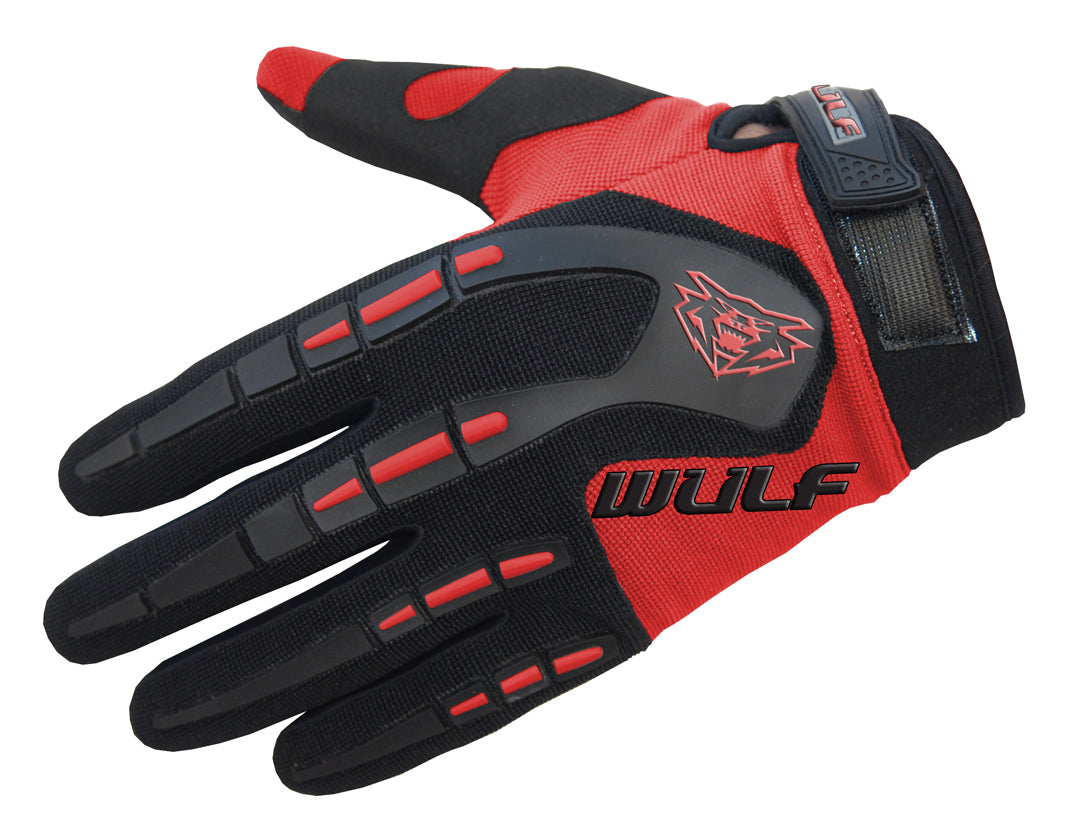 wulfsport-adults-attack-gloves---red