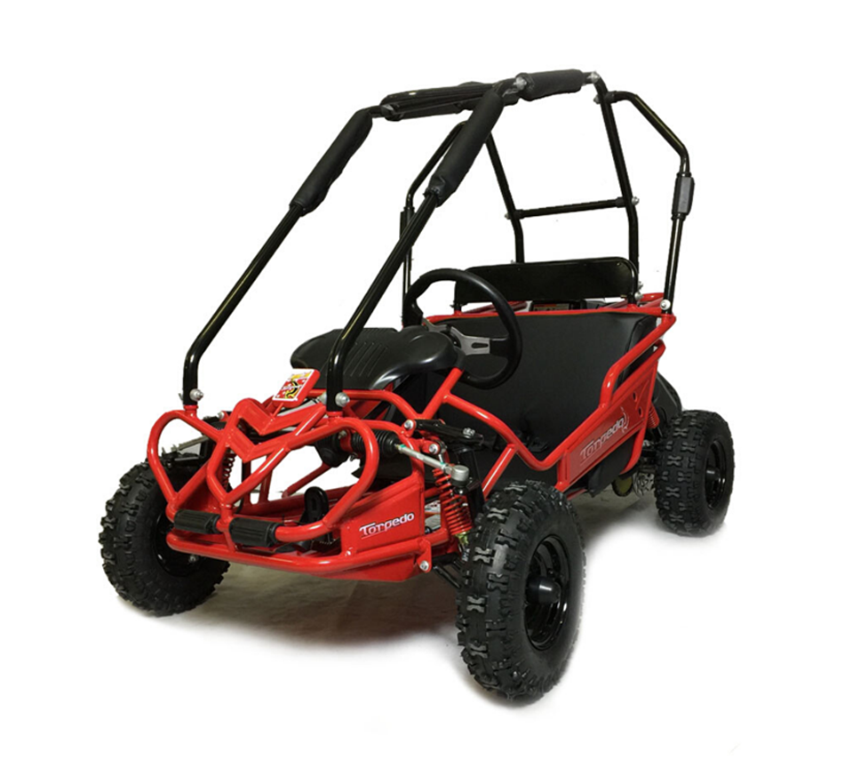 hammerhead-torpedo-kids-buggy-red-front-side-view